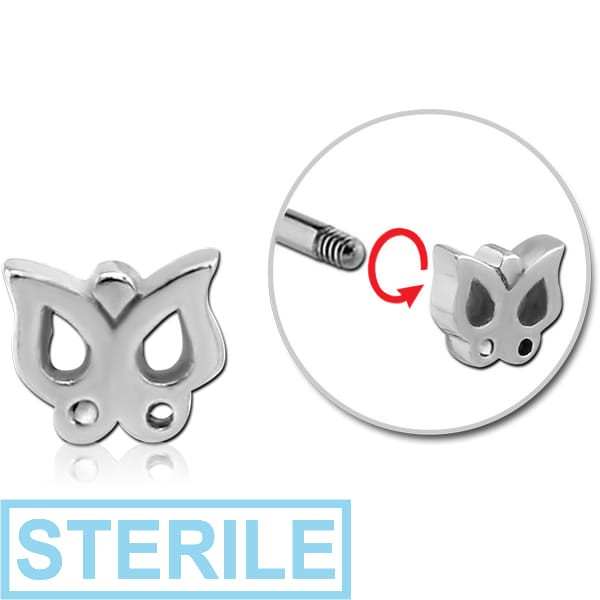 STERILE SURGICAL STEEL MICRO THREADED BUTTERFLY ATTACHMENT