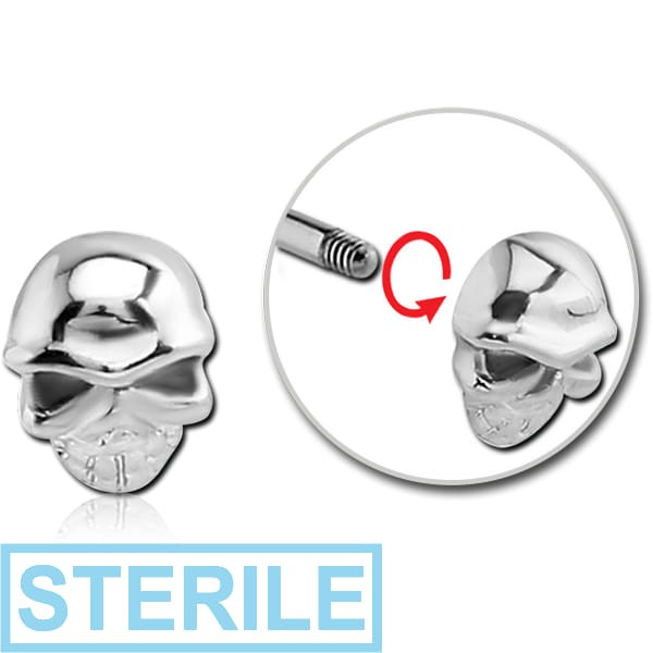 STERILE SURGICAL STEEL MICRO THREADED SKULL ATTACHMENT