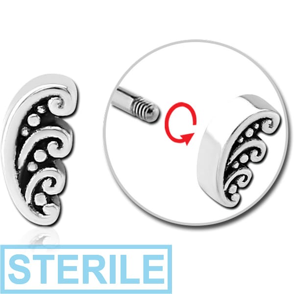 STERILE SURGICAL STEEL MICRO ATTACHMENT FOR 1.2MM THREADED PINS - FILIGREE