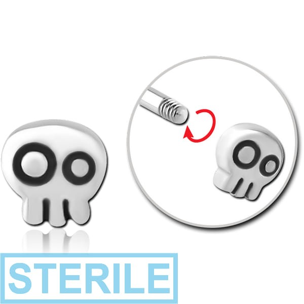STERILE SURGICAL STEEL MICRO ATTACHMENT FOR 1.2MM THREADED PINS- GHOST