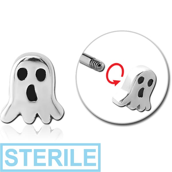 STERILE SURGICAL STEEL MICRO ATTACHMENT FOR 1.2MM THREADED PINS - GHOST