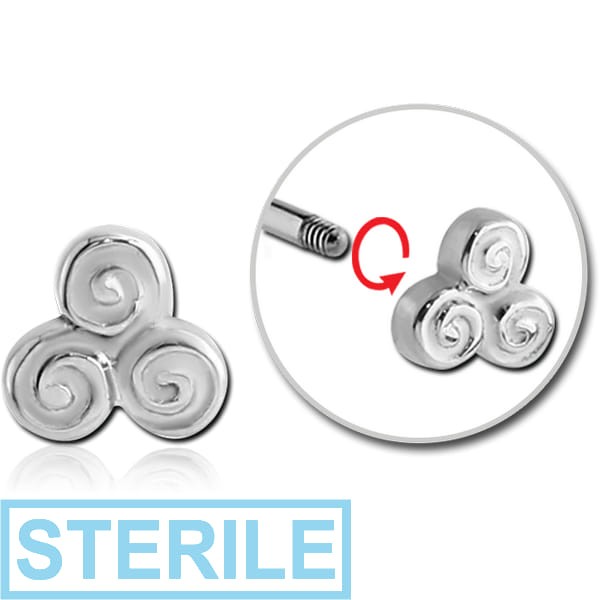 STERILE SURGICAL STEEL MICRO THREADED ATTACHMENT - TRISQUEL