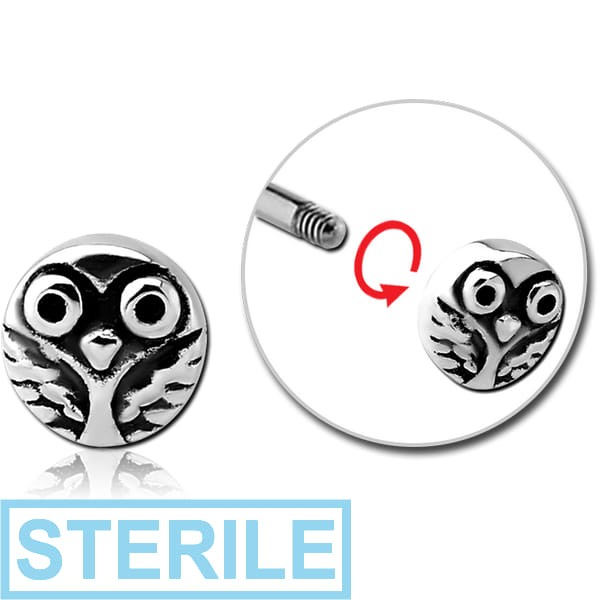 STERILE SURGICAL STEEL MICRO ATTACHMENT FOR 1.2MM THREADED PINS - OWL