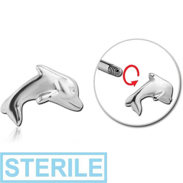 STERILE SURGICAL STEEL MICRO THREADED DOLPHIN ATTACHMENT