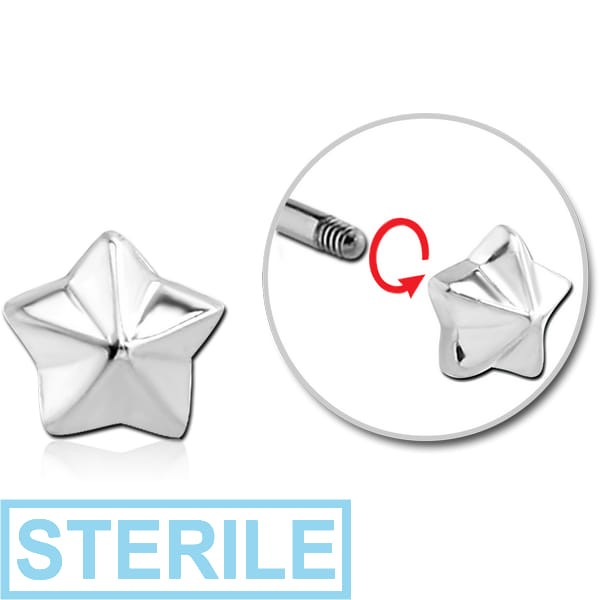 STERILE SURGICAL STEEL MICRO THREADED ATTACHMENT - NAUTICAL STAR