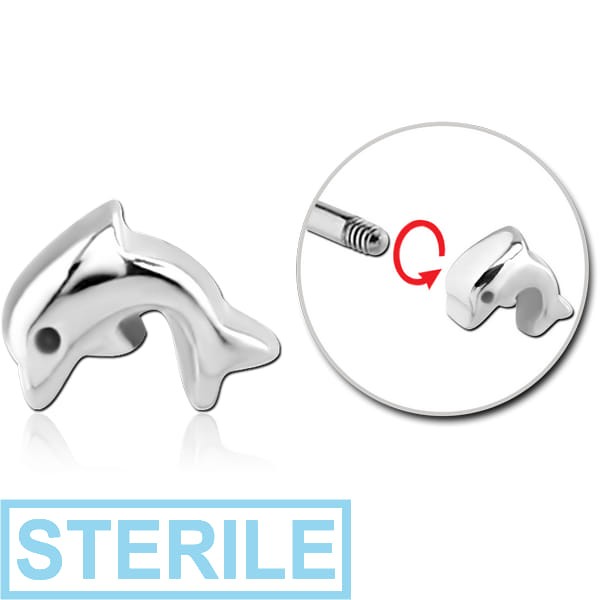 STERILE SURGICAL STEEL MICRO THREADED DOLPHIN ATTACHMENT
