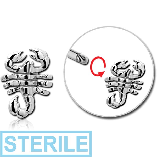 STERILE SURGICAL STEEL MICRO THREADED SCORPION ATTACHMENT
