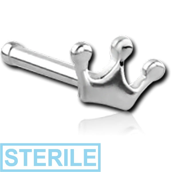 STERILE SURGICAL STEEL CROWN NOSE BONE