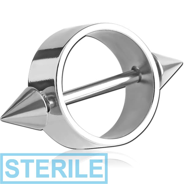STERILE SURGICAL STEEL NIPPLE SHIELD WITH CONES