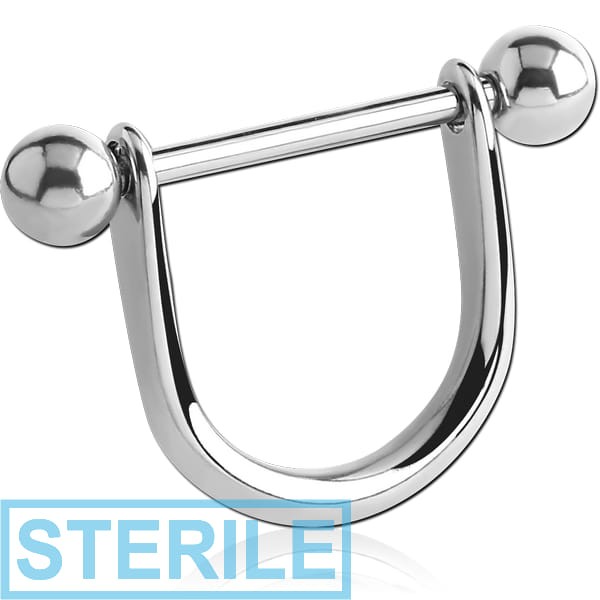 STERILE SURGICAL STEEL NIPPLE STIRRUP