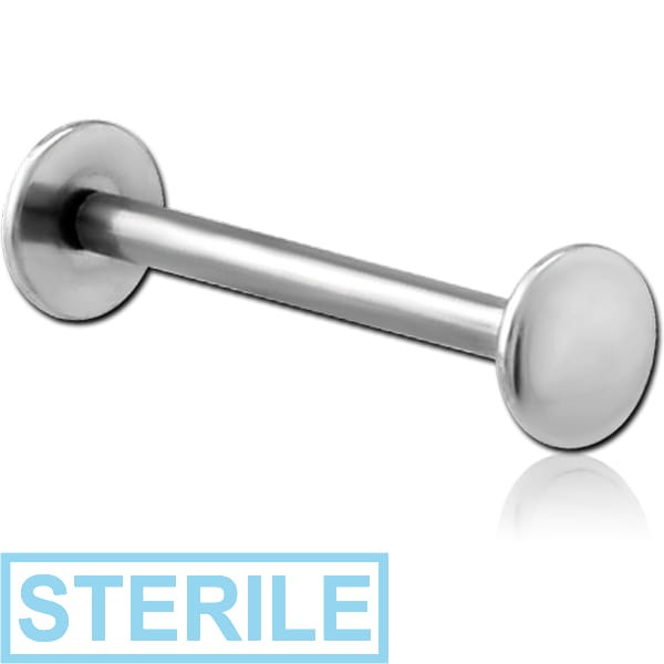 STERILE SURGICAL STEEL THREADLESS DISC BARBELL
