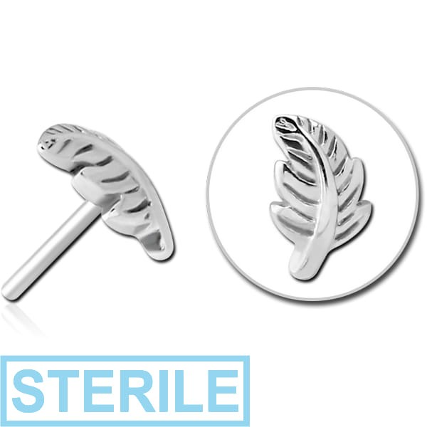 STERILE SURGICAL STEEL THREADLESS ATTACHMENT - LEAF
