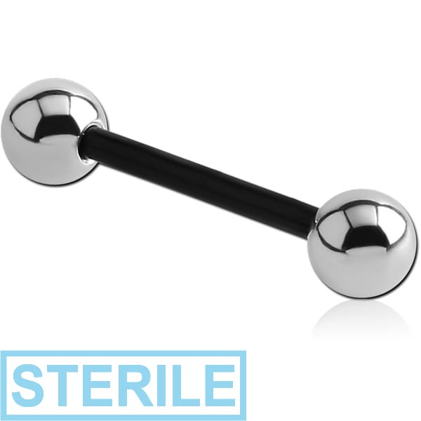 STERILE PTFE BARBELL WITH SURGICAL STEEL BALLS