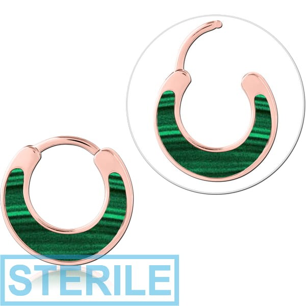 STERILE ROSE GOLD PVD COATED SURGICAL STEEL MULTI PURPOSE CLICKER