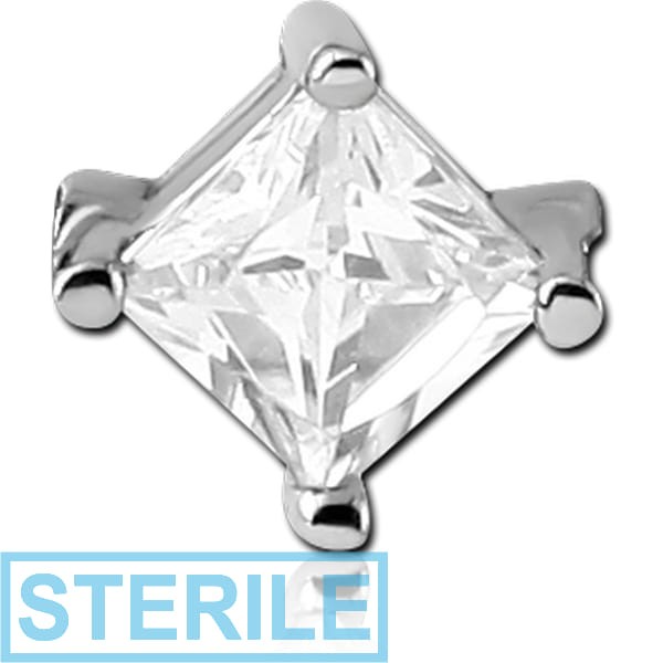 STERILE SURGICAL STEEL ATTACHMENT FOR BALL CLOSURE RING - RHOMBUS