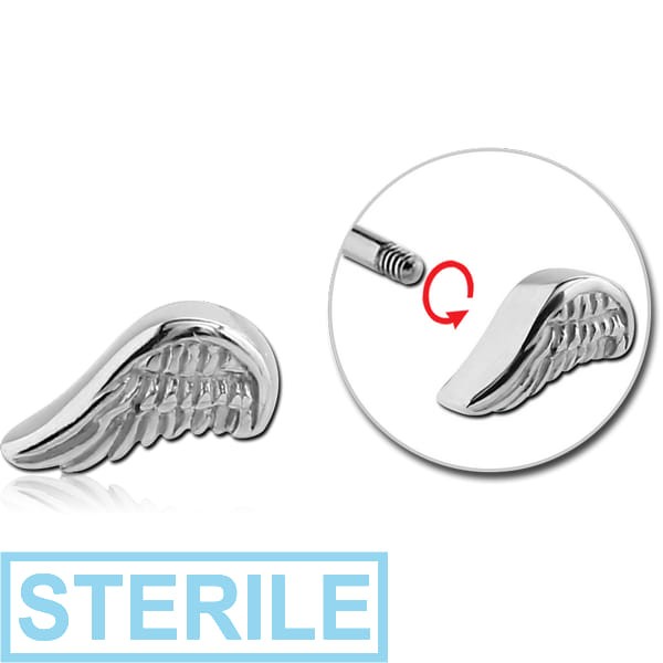 STERILE SURGICAL STEEL ATTACHMENT FOR 1.6 MM THREADED PIN - WING