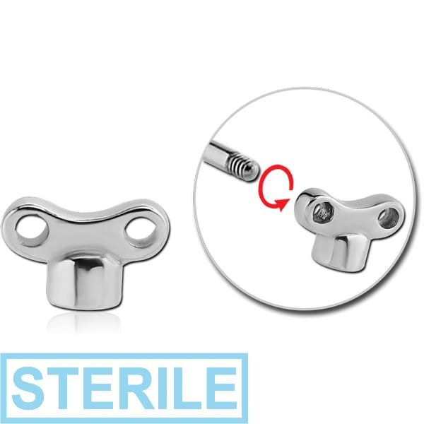 STERILE SURGICAL STEEL ATTACHMENT FOR 1.6 MM THREADED PIN - WIND UP