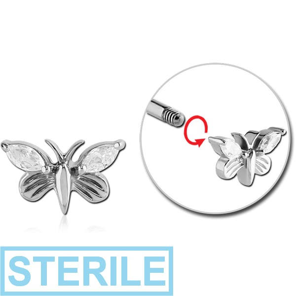 STERILE SURGICAL STEEL ATTACHMENT FOR 1.6 MM THREADED PIN - BUTTERFLY
