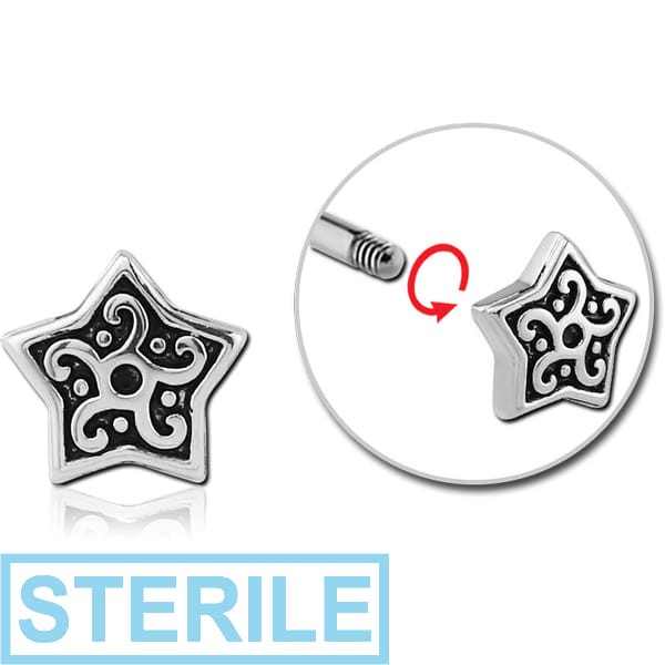 STERILE SURGICAL STEEL ATTACHMENT FOR 1.6 MM THREADED PINS - STAR