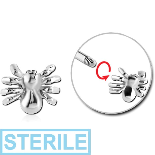 STERILE SURGICAL STEEL ATTACHMENT FOR 1.6 MM THREADED PIN - SPIDER