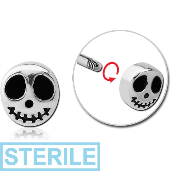 STERILE SURGICAL STEEL ATTACHMENT FOR 1.6 MM THREADED PINS - GHOST