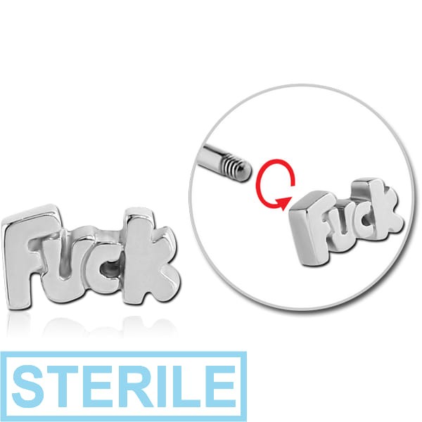 STERILE SURGICAL STEEL ATTACHMENT FOR 1.6 MM THREADED PINS - FUCK