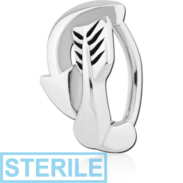 STERILE SURGICAL STEEL BELLY CLICKER - ARROW