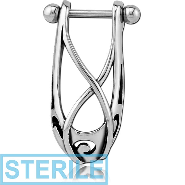 STERILE SURGICAL STEEL CARTILAGE SHIELD