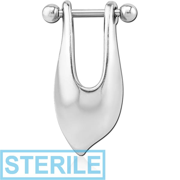 STERILE SURGICAL STEEL CARTILAGE SHIELD