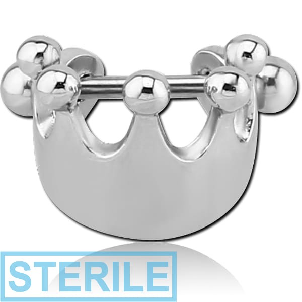 STERILE SURGICAL STEEL CARTILAGE SHIELD - CROWN