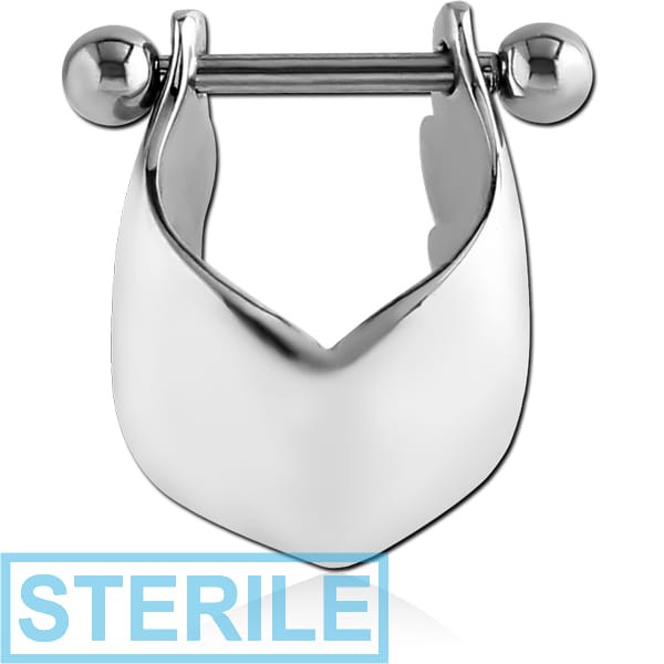 STERILE SURGICAL STEEL CARTILAGE SHIELD - V