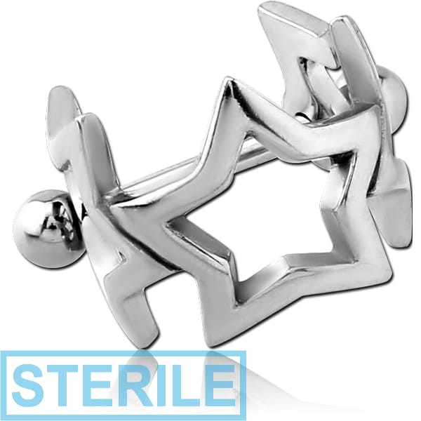 STERILE SURGICAL STEEL CARTILAGE SHIELD - STARS