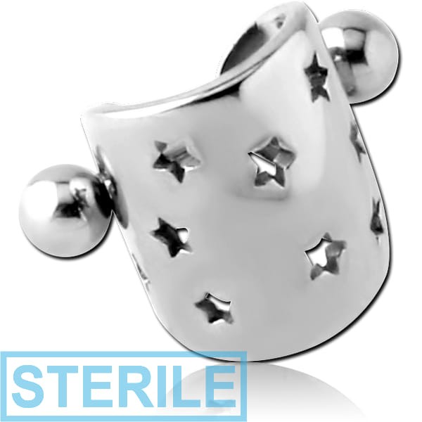 STERILE SURGICAL STEEL CARTLAGE SHIELD - STAR