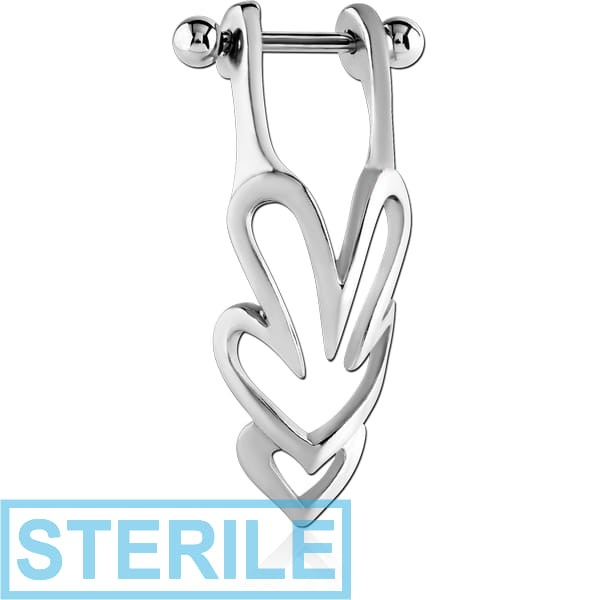 STERILE SURGICAL STEEL CARTILAGE SHIELD