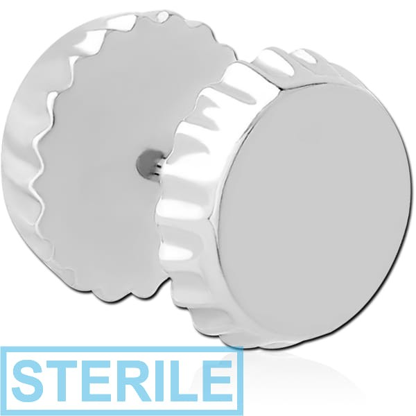 STERILE SURGICAL STEEL FAKE PLUG