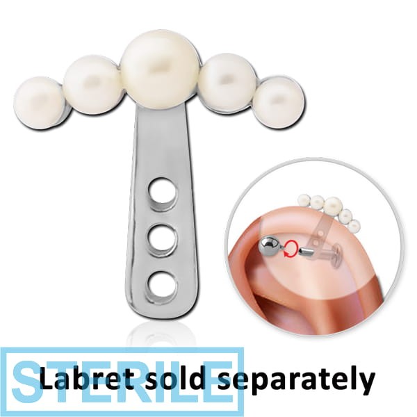 STERILE SURGICAL STEEL HELLIX WRAP - FIVE PEARLS