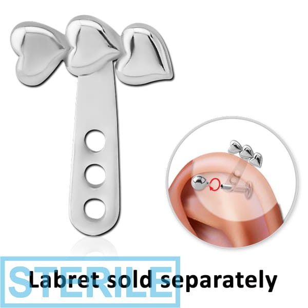 STERILE SURGICAL STEEL HELLIX WRAP - TRIPLE HEART