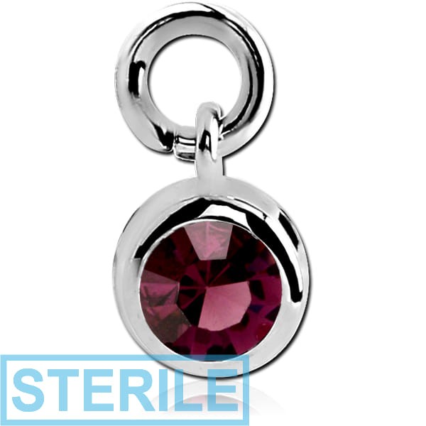 STERILE SURGICAL STEEL ATTACHMENT FOR INTIMATE PIERCING - 5MM ROUND