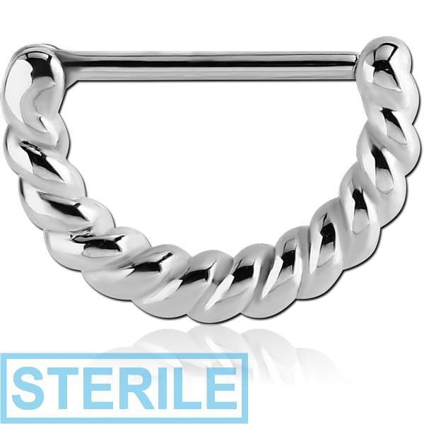 STERILE SURGICAL STEEL NIPPLE CLICKER - ROPE