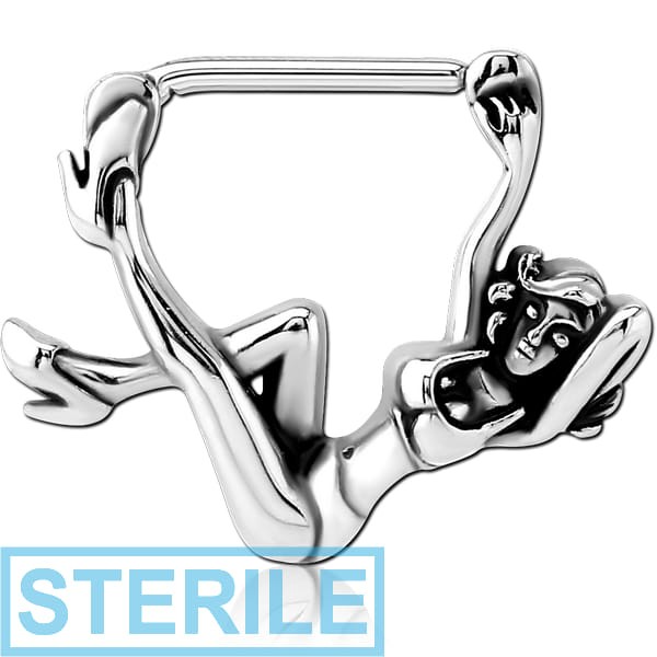 STERILE SURGICAL STEEL NIPPLE CLICKER - WOMEN