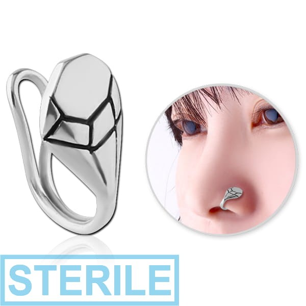STERILE SURGICAL STEEL NOSE CLIP - DIAMOND