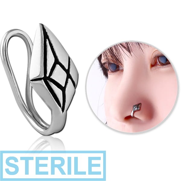 STERILE SURGICAL STEEL NOSE CLIP - GEOMETRIC SHAPE