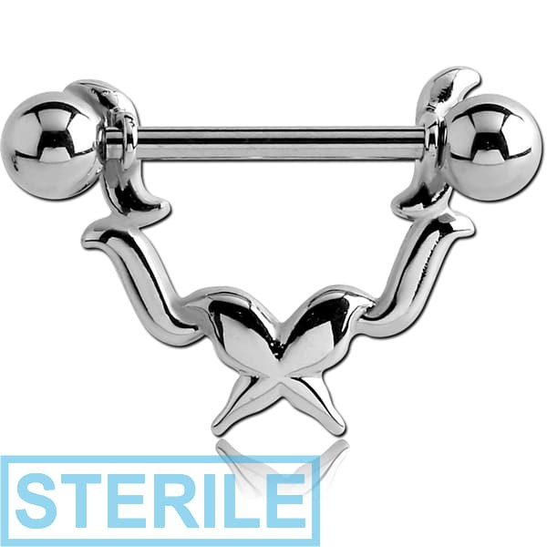 STERILE SURGICAL STEEL NIPPLE SHIELD - STAR