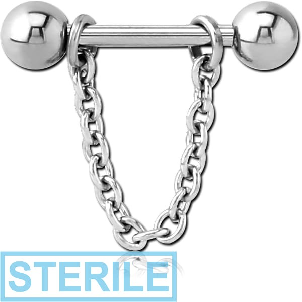 STERILE SURGICAL STEEL CHAIN NIPPLE SHIELD