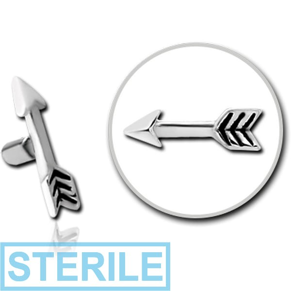 STERILE SURGICAL STEEL PUSH FIT ATTACHMENT FOR BIOFLEX INTERNAL LABRET - ARROW
