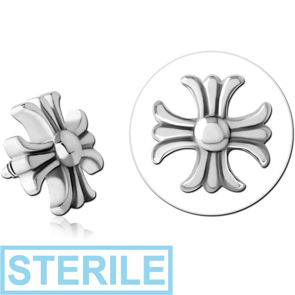 STERILE SURGICAL STEEL PUSH FIT ATTACHMENT FOR BIOFLEX INTERNAL LABRET