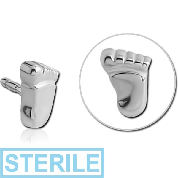 STERILE SURGICAL STEEL PUSH FIT ATTACHMENT FOR BIOFLEX INTERNAL LABRET