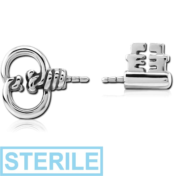 STERILE SURGICAL STEEL PUSH FIT ATTACHMENT FOR BIOFLEX INTERNAL NIPPLE SHIELD - KEY
