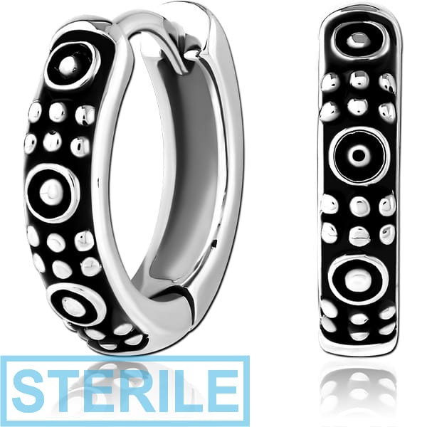 STERILE SURGICAL STEEL HUGGIES PAIR