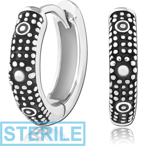 STERILE SURGICAL STEEL HUGGIES PAIR